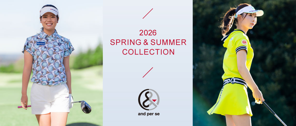アンパスィ(and per se)2026年 春夏ゴルフウェア特集