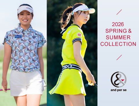 アンパスィ(and per se)2026年 春夏ゴルフウェア特集