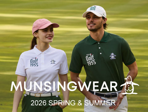 マンシングウェア（Munsingwear）2026年 春夏ゴルフウェア特集