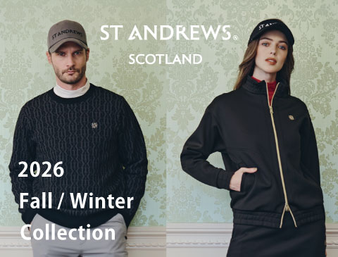 セントアンドリュース(st andrews)2026年 秋冬ゴルフウェア特集