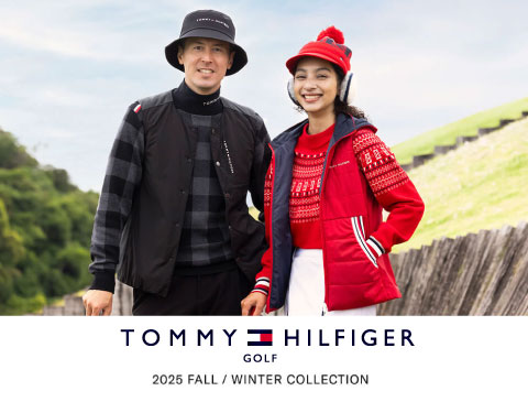 トミーヒルフィガーゴルフ（TOMMY HILFIGER GOLF）2025年 秋冬ゴルフウェア特集