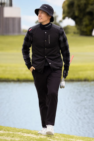 トミーヒルフィガーゴルフ（TOMMY HILFIGER GOLF）2025年 秋冬モデル コーディネイト画像2