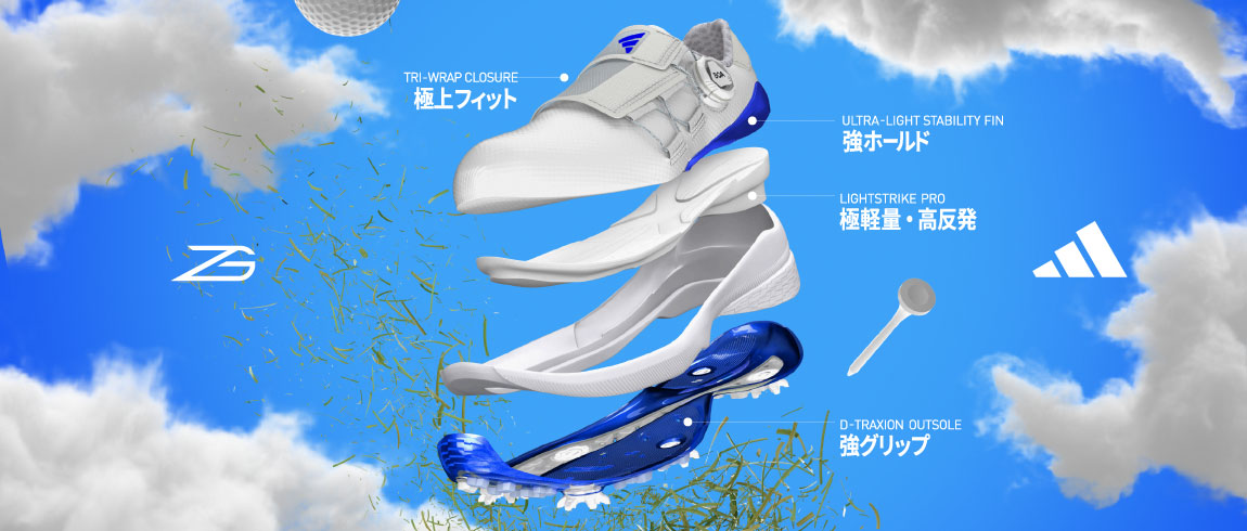 アディダス 「ZG23」ゴルフシューズ CONCEPT