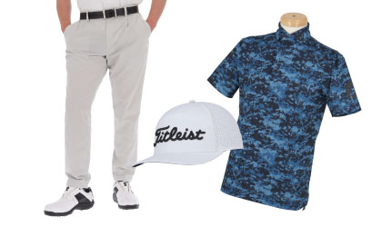 ゴルフウェア 春のゴルフコーデ