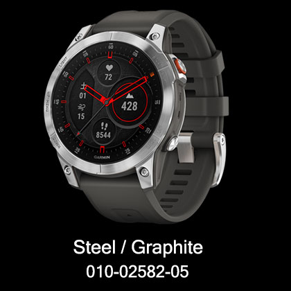 Garmin ガーミン　エピックス　01002582-05 Steel / Graphite　2022年モデル