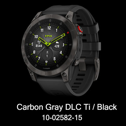 Garmin ガーミン　エピックス　01002582-05 Steel / Graphite　2022年モデル