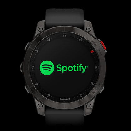 gamin epix Sapphire Carbon Gray DLC Ti / Black