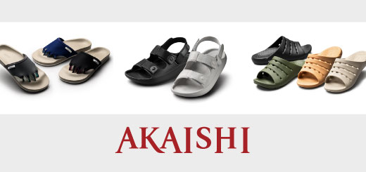 アカイシ リカバリーサンダルを始め、オフィス履きなど、さまざまなシーンに使える商品を販売中！