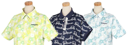 接触冷感機能付き半袖ポロシャツ