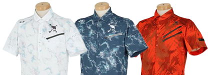 撥水機能付き半袖ポロシャツ