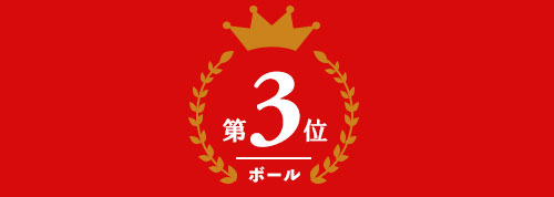 ゴルフボール部門 第3位