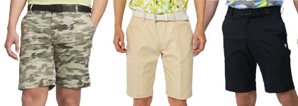 撥水機能付きショートパンツ