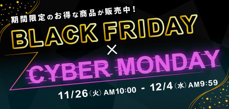 BLACK FRIDAY 2024！