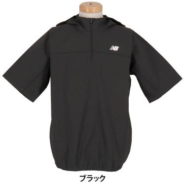 ニューバランスゴルフ　メンズ ハーフジップ プルオーバー 半袖 フーディー 012-6221001　2026年モデル 詳細2