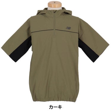 ニューバランスゴルフ　メンズ ハーフジップ プルオーバー 半袖 フーディー 012-6221001　2026年モデル 詳細8