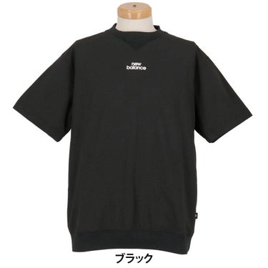 ニューバランスゴルフ　メンズ スウェット クルーネック 半袖 プルオーバー 012-6264001　2026年モデル 商品外観 正面