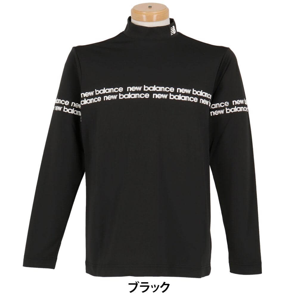 ニューバランスゴルフ　メンズ 長袖 モックネック シャツ 012-6267002　2026年モデル 詳細2