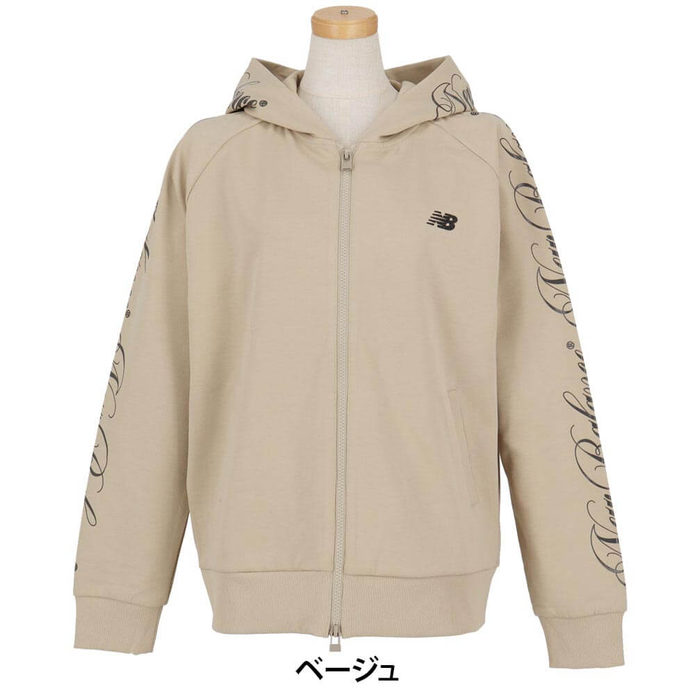 ニューバランスゴルフ　レディース シグネチャーロゴ スウェット フルジップ 長袖 フーディー 012-6262503　2026年モデル 詳細8