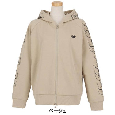 ニューバランスゴルフ　レディース シグネチャーロゴ スウェット フルジップ 長袖 フーディー 012-6262503　2026年モデル 詳細8