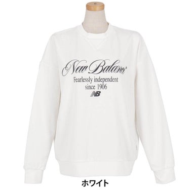 ニューバランスゴルフ　レディース スウェット クルーネック 長袖 プルオーバー 012-6262504　2026年モデル 詳細5