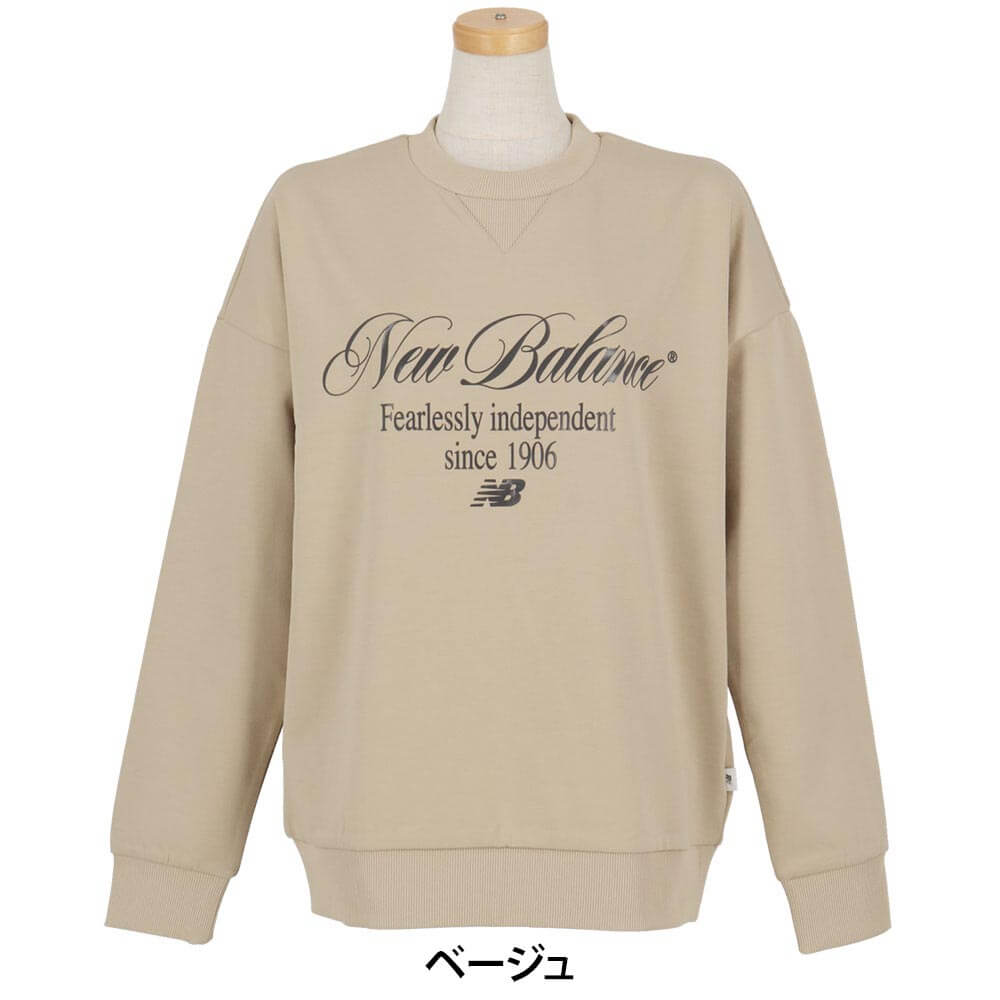 ニューバランスゴルフ　レディース スウェット クルーネック 長袖 プルオーバー 012-6262504　2026年モデル 詳細8