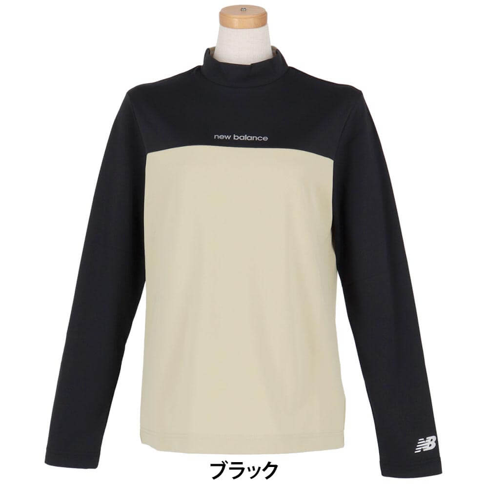 ニューバランスゴルフ　レディース 長袖 モックネック シャツ 012-6267503　2026年モデル 詳細2
