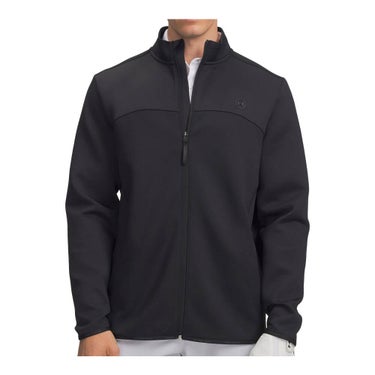 アンダーアーマー メンズ ミッドレイヤー フルジップ ジャケット 6015271 001 BLK/BLK [2026年秋冬モデル] BLK/BLK
