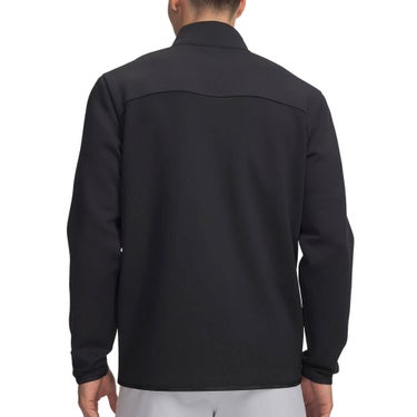 アンダーアーマー メンズ ミッドレイヤー フルジップ ジャケット 6015271 001 BLK/BLK 商品外観 正面