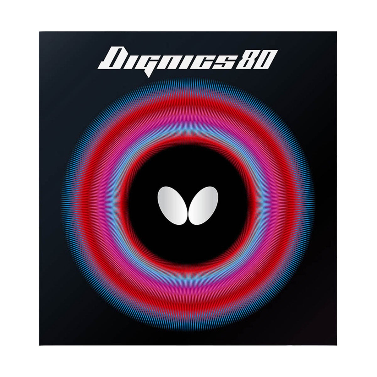 バタフライ Butterfly　ディグニクス80 卓球ラバー 06050 ブラック（278）　 ブラック（278）