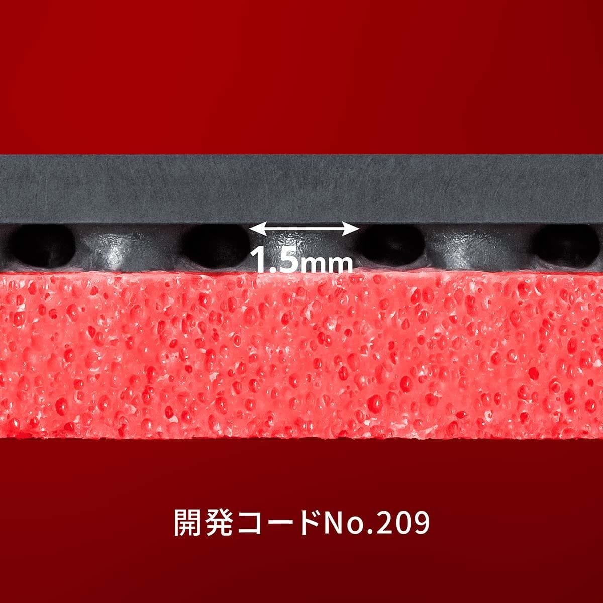 バタフライ Butterfly　ディグニクス09C 卓球ラバー 06070 レッド（006） 詳細4