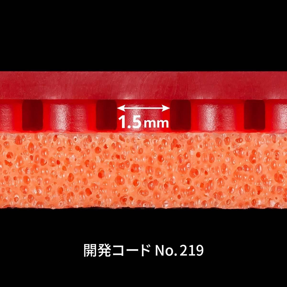 バタフライ Butterfly　テナジー19 卓球ラバー 06090 レッド（006） 詳細5
