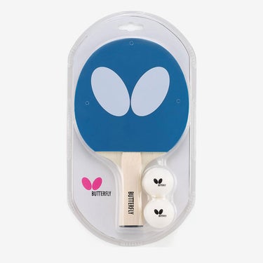 バタフライ Butterfly　バタフライ ロゴラケット 卓球ラバー張りラケット 77360 ブルー（177） 詳細3