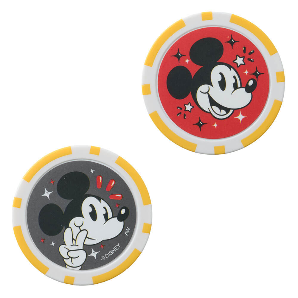 ディズニー プレイヤー チップマーカー 4.0×2 XYMG6FM1 9A マルチ1　2026年モデル 商品外観 正面