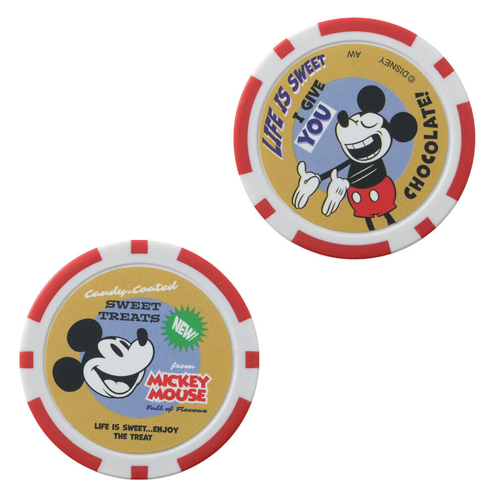 ディズニー プレイヤー チップマーカー 4.0×2 XYMG6FM1 9B マルチ2　2026年モデル 商品外観 正面