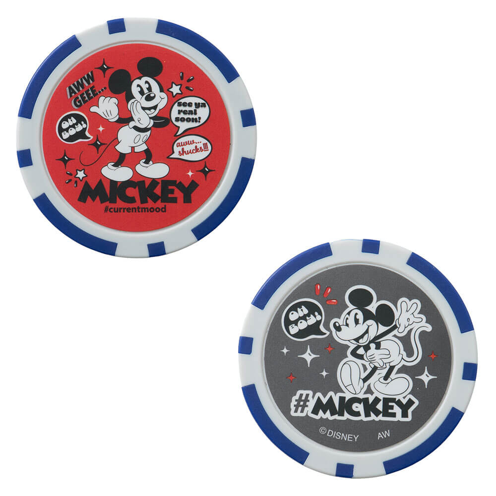 ディズニー プレイヤー チップマーカー 4.0×2 XYMG6FM1 9B マルチ2　2026年モデル 商品外観 背面