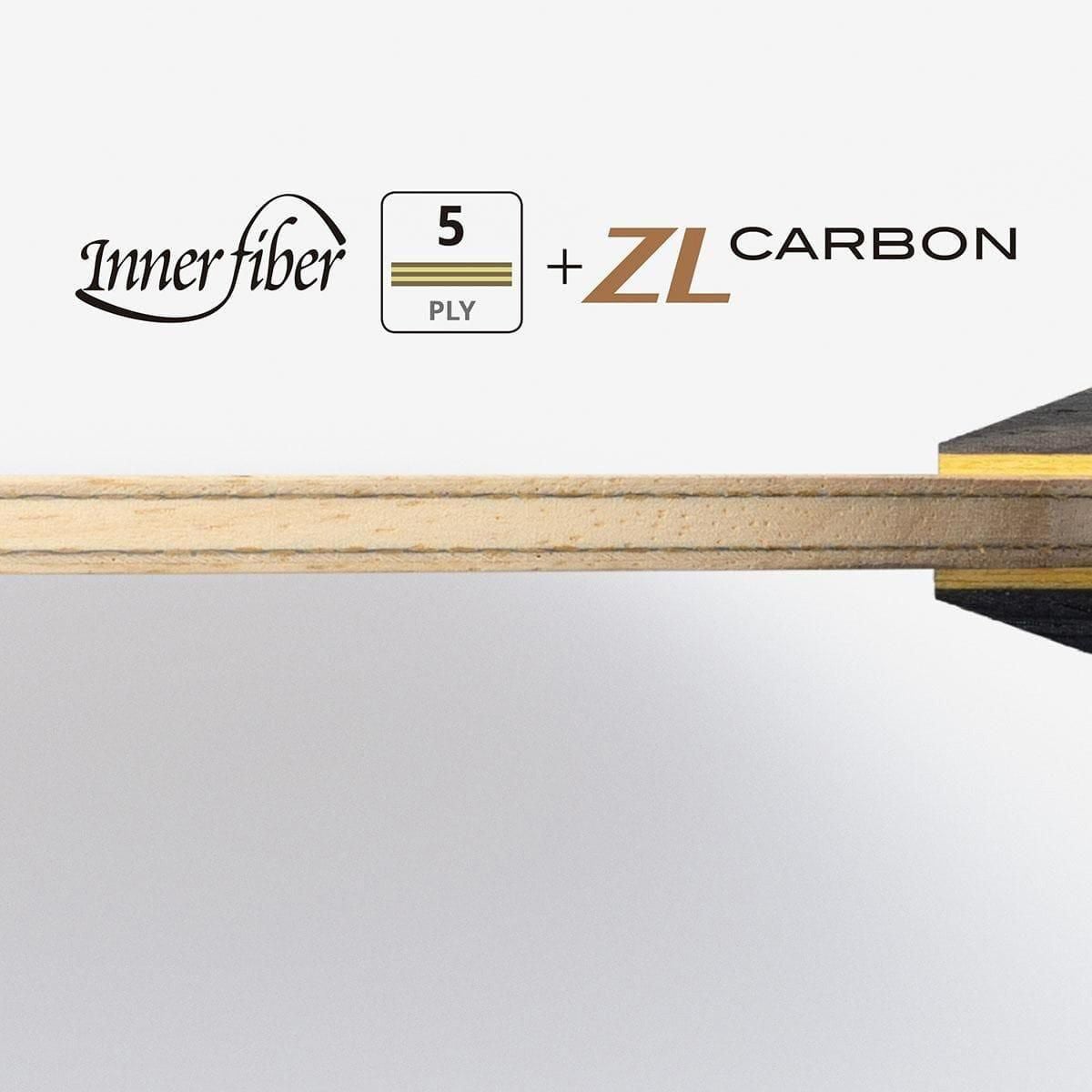 バタフライ Butterfly　インナーフォース レイヤー ZLC 卓球シェークラケット イエロー 詳細8