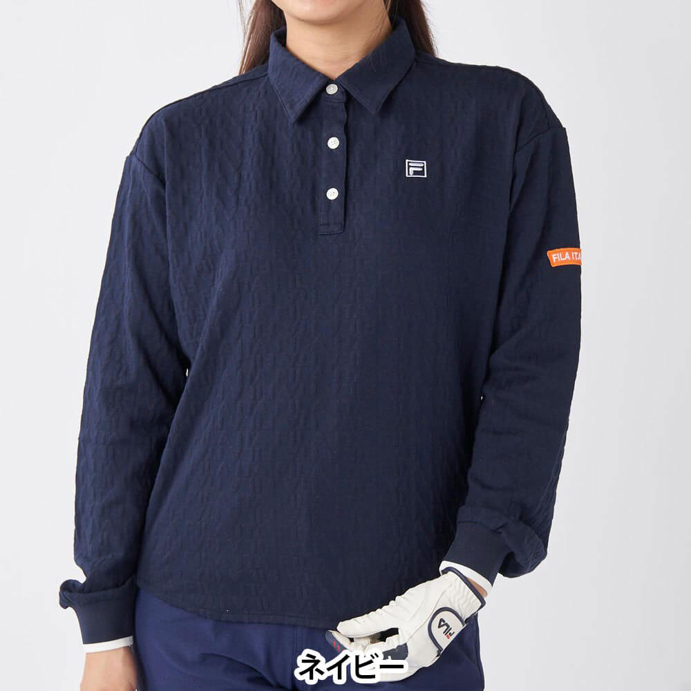 フィラ FILA　レディース 長袖 ポロシャツ 795-500　2025年モデル 詳細5