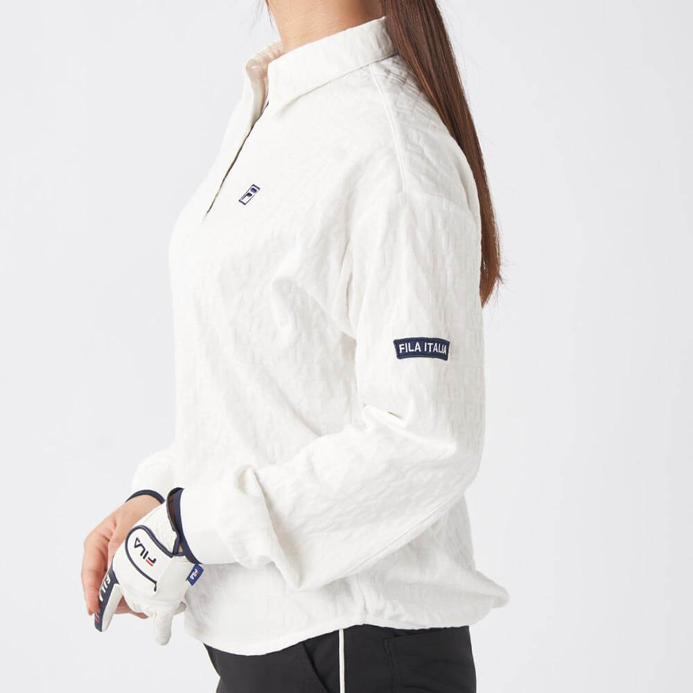 フィラ FILA　レディース 長袖 ポロシャツ 795-500　2025年モデル 詳細12