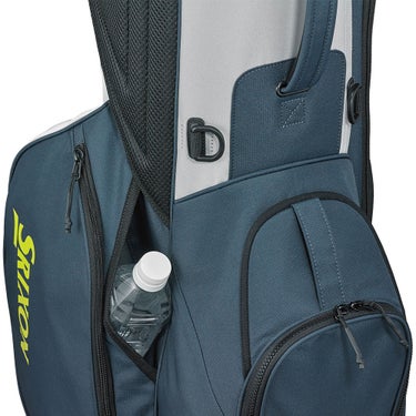 スリクソン SRIXON　軽量モデル メンズ スタンド キャディバッグ GGC-S223 チャコールグレー　2026年モデル サイドポケット ディテール