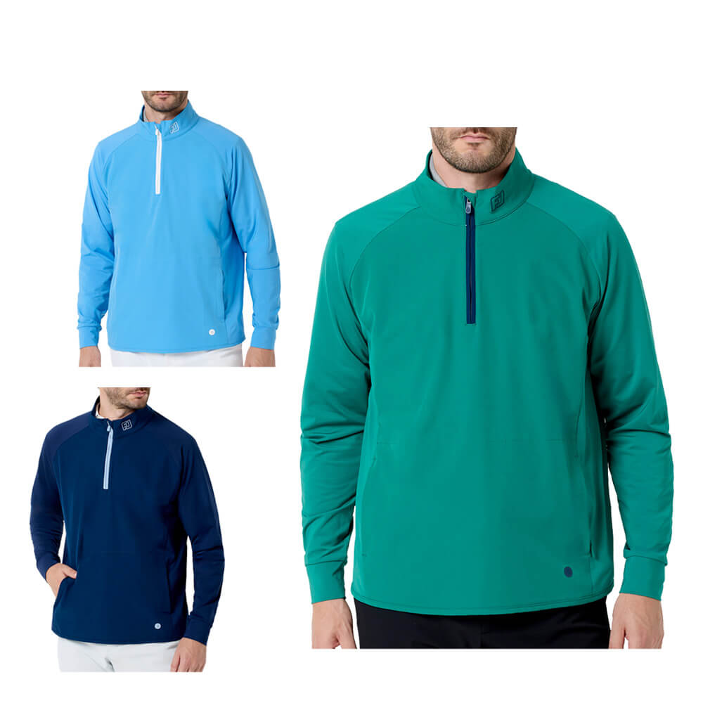 フットジョイ FootJoy　メンズ ハーフジップテック 長袖 ジャケット FJ-S26-M01　2026年モデル カラーバリエーション