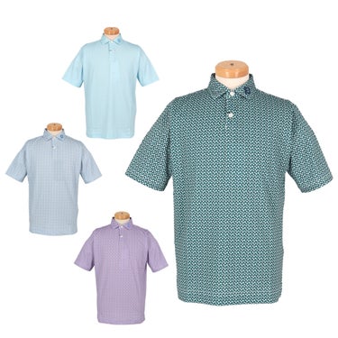 フットジョイ FootJoy　メンズ フローラルマーク ストレッチライル 半袖 ポロシャツ FJ-S26-S02　2026年モデル 詳細1