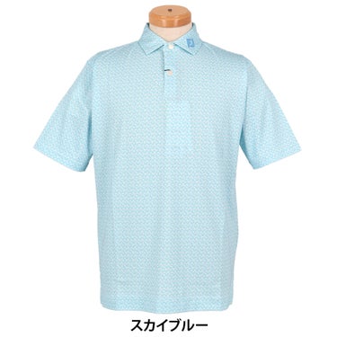 フットジョイ FootJoy　メンズ フローラルマーク ストレッチライル 半袖 ポロシャツ FJ-S26-S02　2026年モデル 詳細2