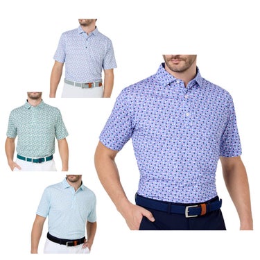フットジョイ FootJoy　メンズ サーフズアップ ストレッチライル 半袖 ポロシャツ FJ-S26-S04　2026年モデル 詳細1