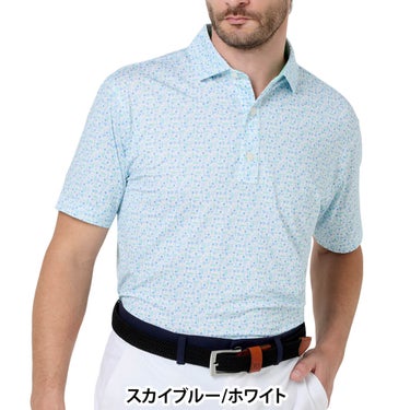 フットジョイ FootJoy　メンズ サーフズアップ ストレッチライル 半袖 ポロシャツ FJ-S26-S04　2026年モデル 詳細2