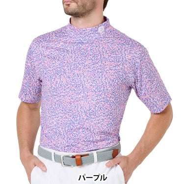 フットジョイ FootJoy　メンズ コンパクトカモ ストレッチライル 半袖 モックネック シャツ FJ-S26-S05　2026年モデル 詳細8