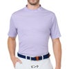 フットジョイ FootJoy　メンズ ノーティカルフラッグ ストレッチライル 半袖 モックネック シャツ FJ-S26-S06　2026年モデル ピンク 正面着用