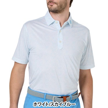 フットジョイ FootJoy　メンズ ウィングチップフローラル ストレッチライル 半袖 ポロシャツ FJ-S26-S07　2026年モデル 詳細6