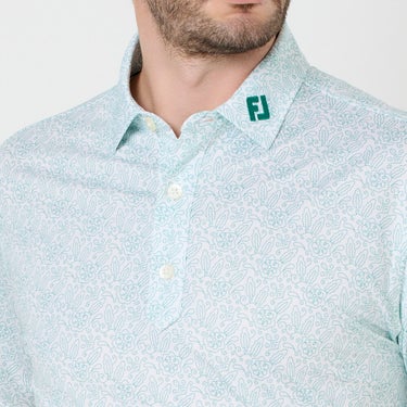フットジョイ FootJoy　メンズ ウィングチップフローラル ストレッチライル 半袖 ポロシャツ FJ-S26-S07　2026年モデル 詳細11