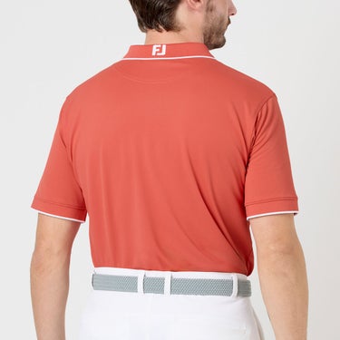 フットジョイ FootJoy　メンズ FJロゴ襟ライン ストレッチ 鹿の子 半袖 ポロシャツ FJ-S26-S09　2026年モデル 詳細10