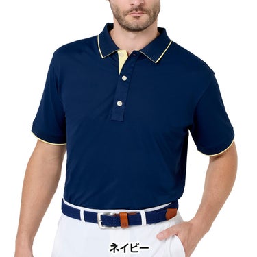 フットジョイ FootJoy　メンズ FJロゴ襟ライン ストレッチ 鹿の子 半袖 ポロシャツ FJ-S26-S09　2026年モデル 詳細11